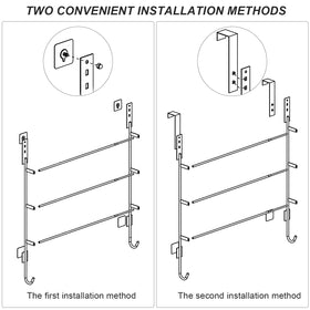 TIUTCOX punch-free stickers enable easy wall mounting