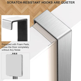 TIUTCOX scratch-free hooks protect door trim during use