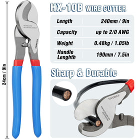 Tivorex 64pcs ring terminals set for various gauge connections.