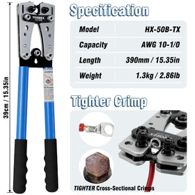 Tivorex cable cutter delivers clean, precise wire trimming.
