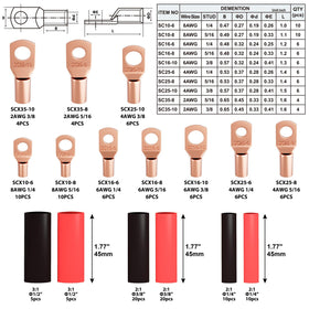 Tivorex hex rotary mold allows smooth 360-degree crimp rotation.