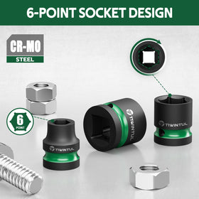 TIWINTUL brake-repair tasks benefit from the shallow socket set
