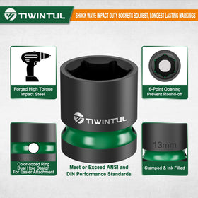 TIWINTUL compact design fits engine bays and undercarriages