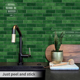 Tiwoos 3D epoxy resin surface tile adds realistic depth to walls.