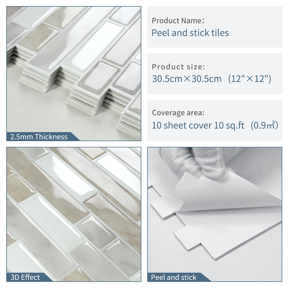 Tiwoos DIY kitchen renovation tiles enable simple decor updates