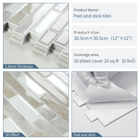 Tiwoos DIY kitchen renovation tiles enable simple decor updates