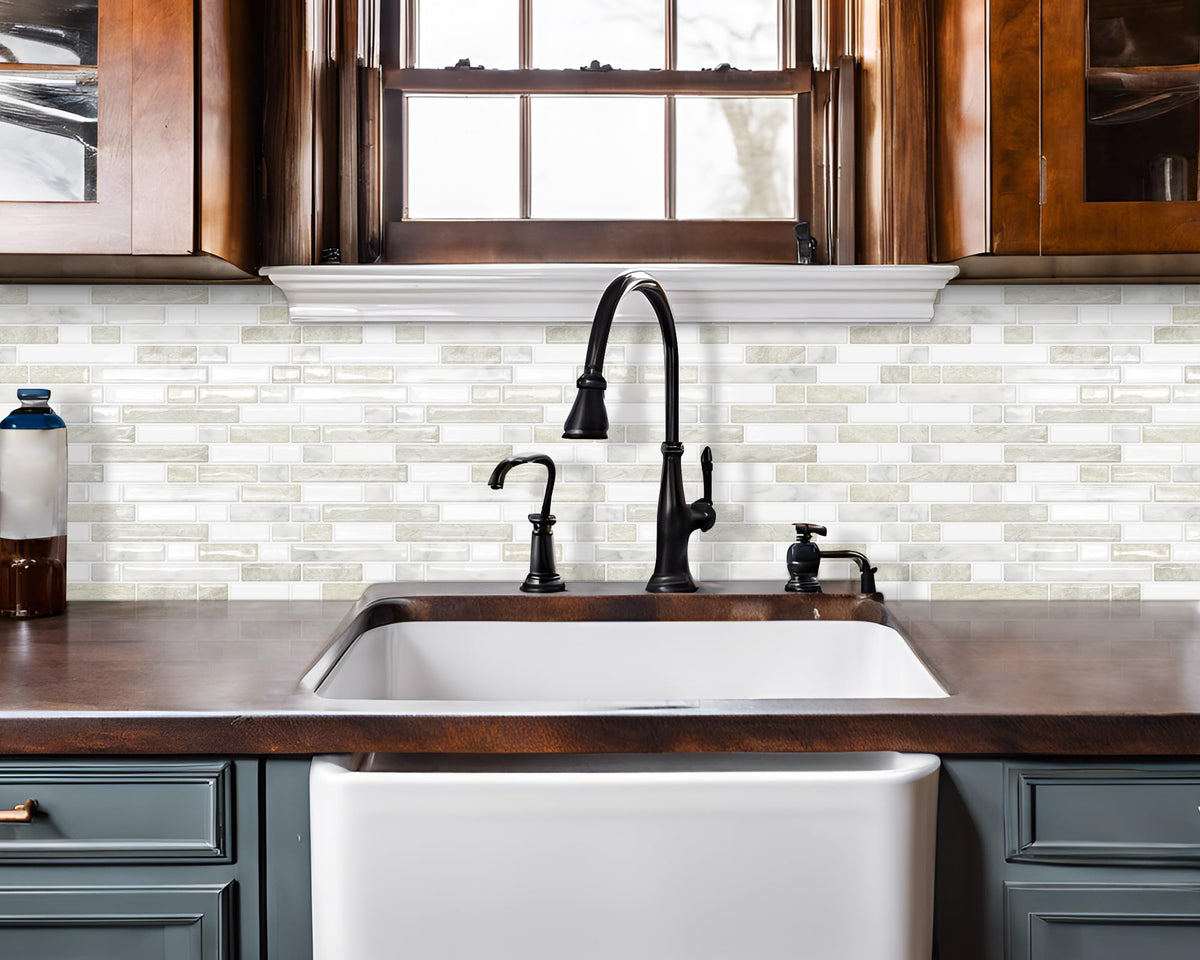 Tiwoos easy peel-stick installation ideal for renters and DIY projects