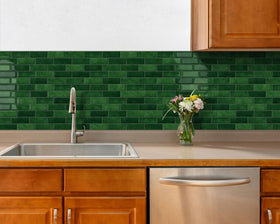 Tiwoos removable peel and stick wall tiles for quick updates.
