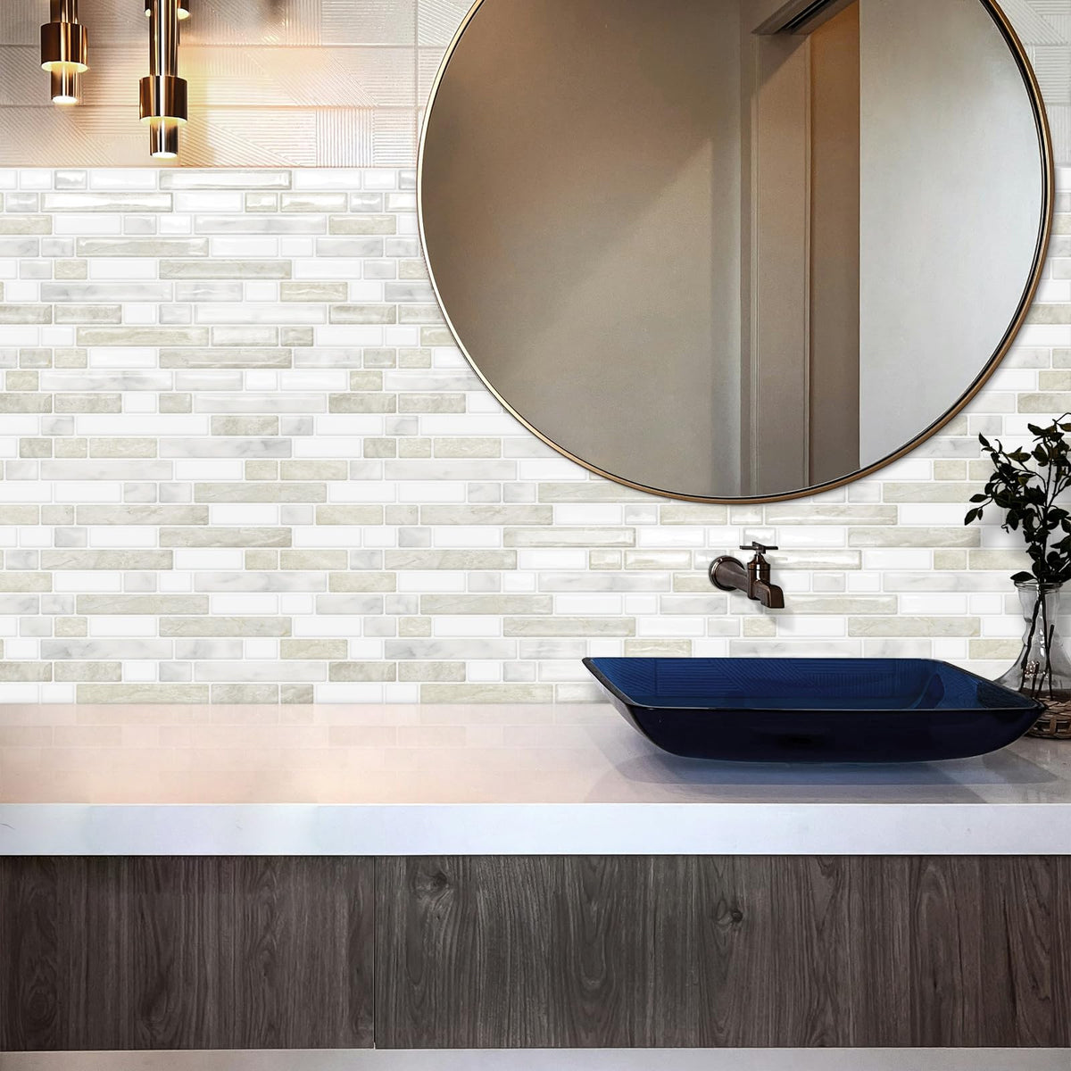 Tiwoos renter-friendly backsplash removal without sticky residue