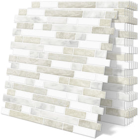 Tiwoos thick kitchen backsplash 3D peel-and-stick tile for easy installation