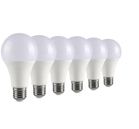 TJBB 3-Way LED bulb soft white six-pack provides versatile brightness for living spaces