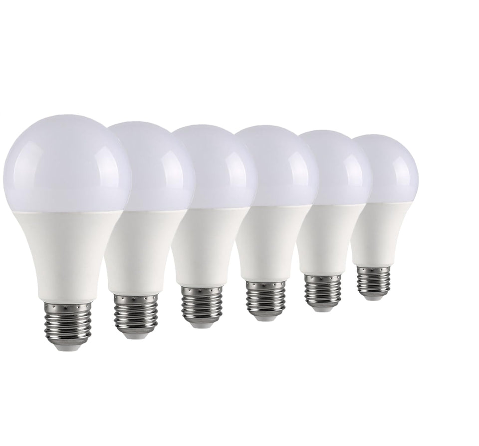 TJBB 3-Way LED bulb soft white six-pack provides versatile brightness for living spaces