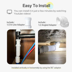 TJCYGO 90-degree adapter enables versatile horizontal or vertical installs.