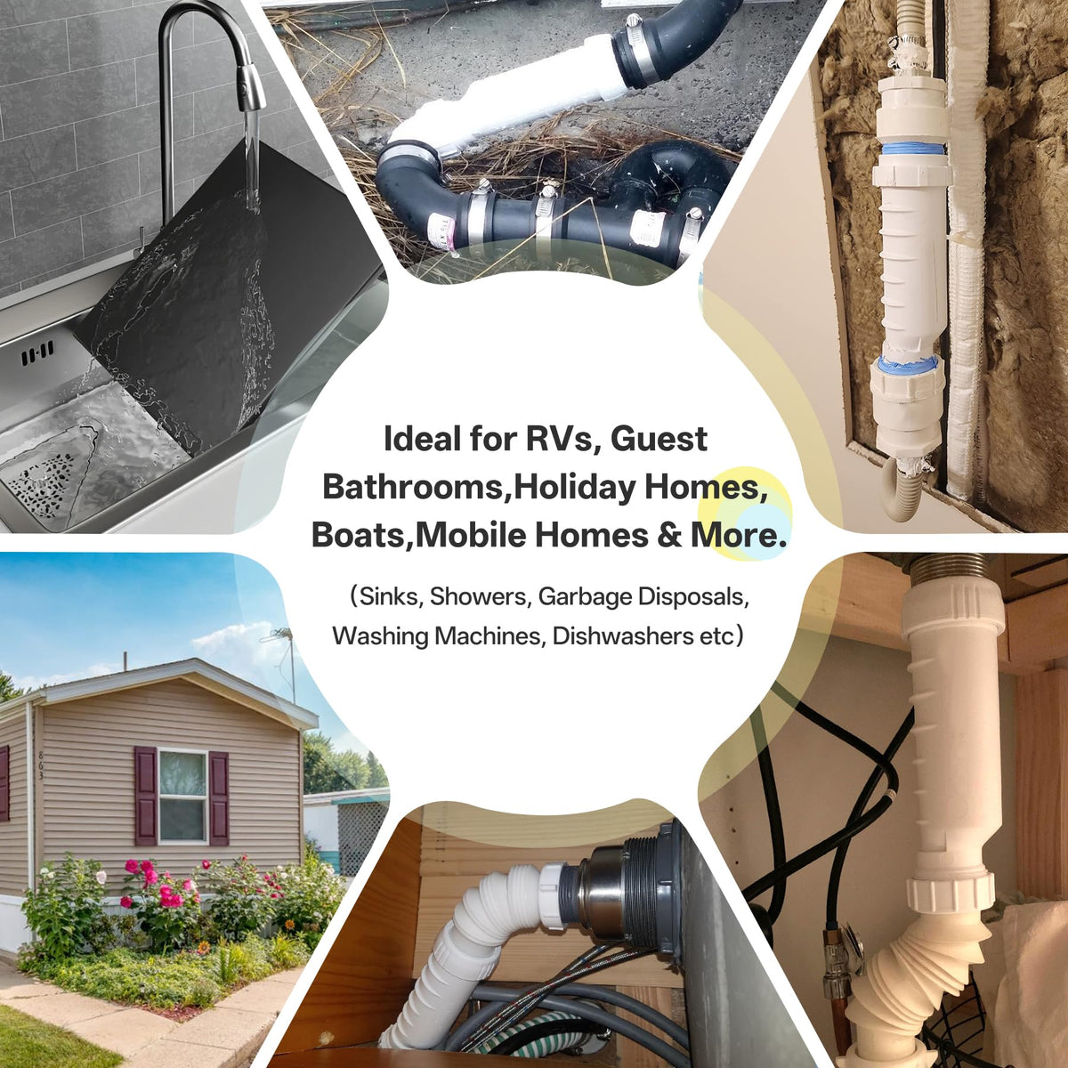 TJCYGO ideal for RVs, boats, cabins and guest bathrooms.