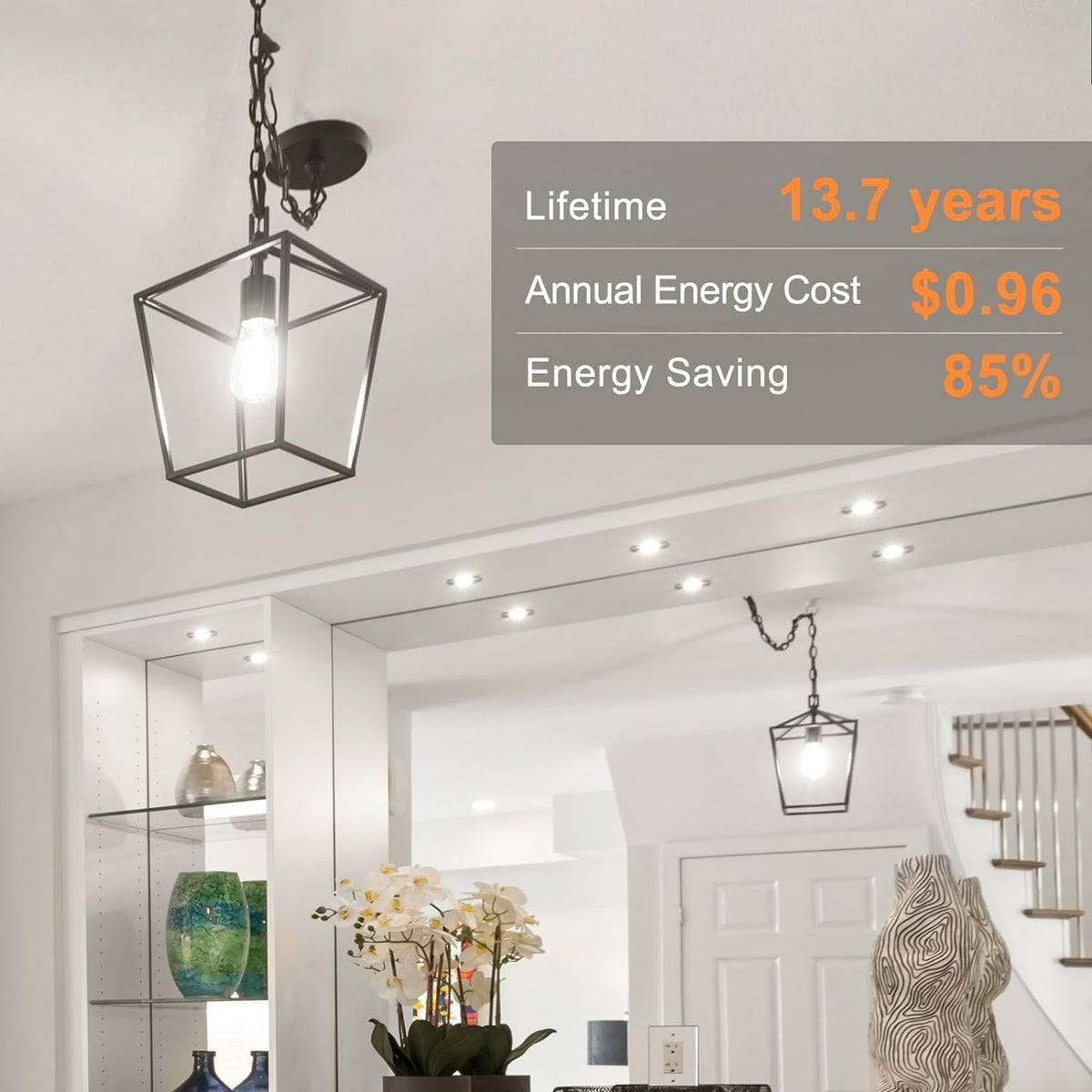 TJOY E26 bulbs UL-listed for safe home use with neutral white light