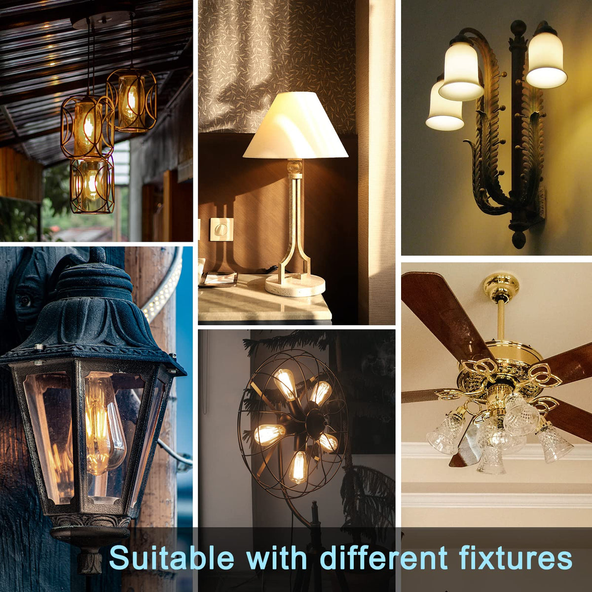 TJOY long lasting bulb with 15000 hour lifespan reduces replacements.