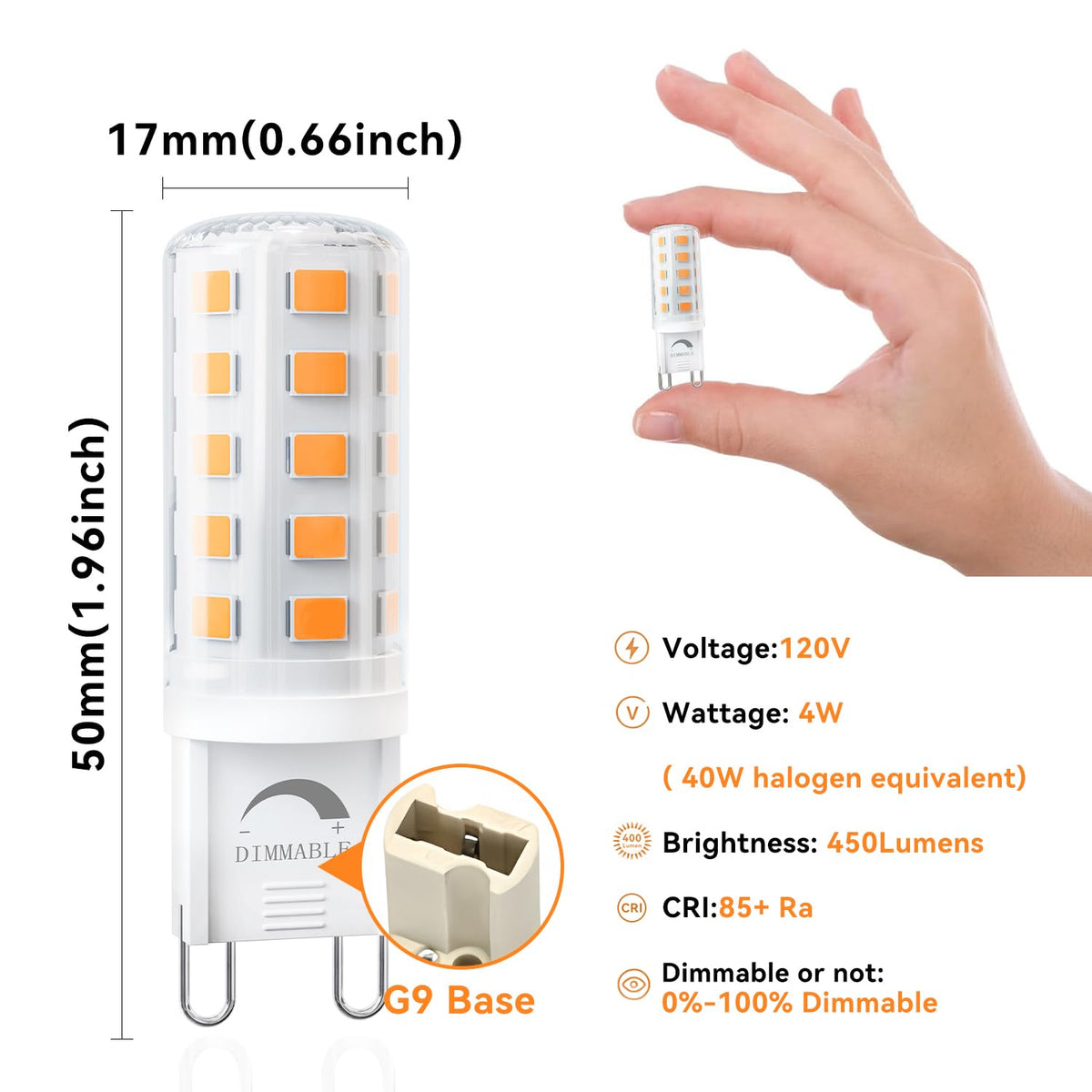 TJOY 2700K soft warm white light for inviting ambience.