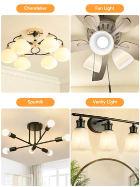 TJOY 500 LM brightness creates clear, welcoming illumination.