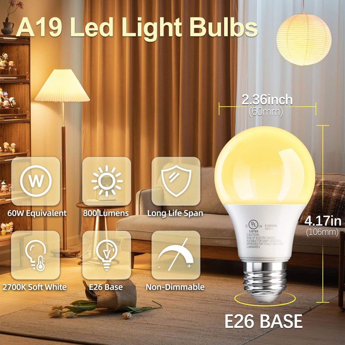 TJOY 9W LED delivers 800 lumens and energy savings in everyday lighting.