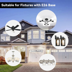 TJOY A19 LED bulb ideal for kitchens and offices.