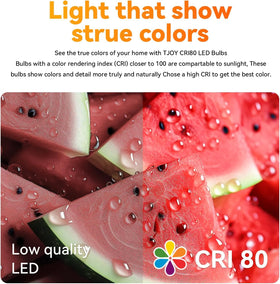 TJOY BR30 LED bulb 800 lumens ideal for living rooms and kitchens
