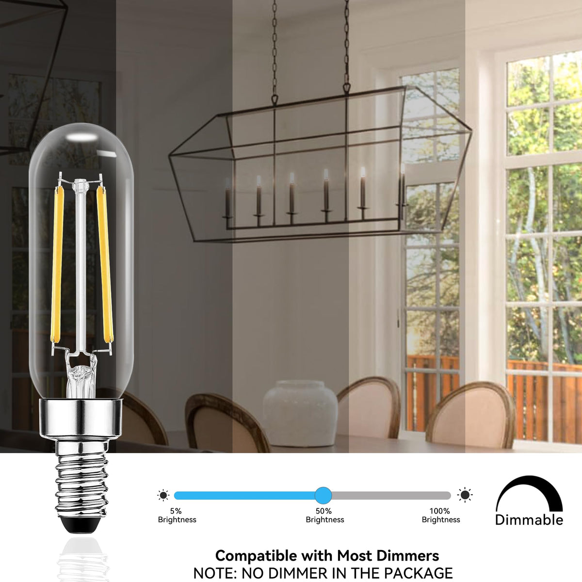 TJOY E12 energy-saving 5.5W bulb delivers 600lm with long life.