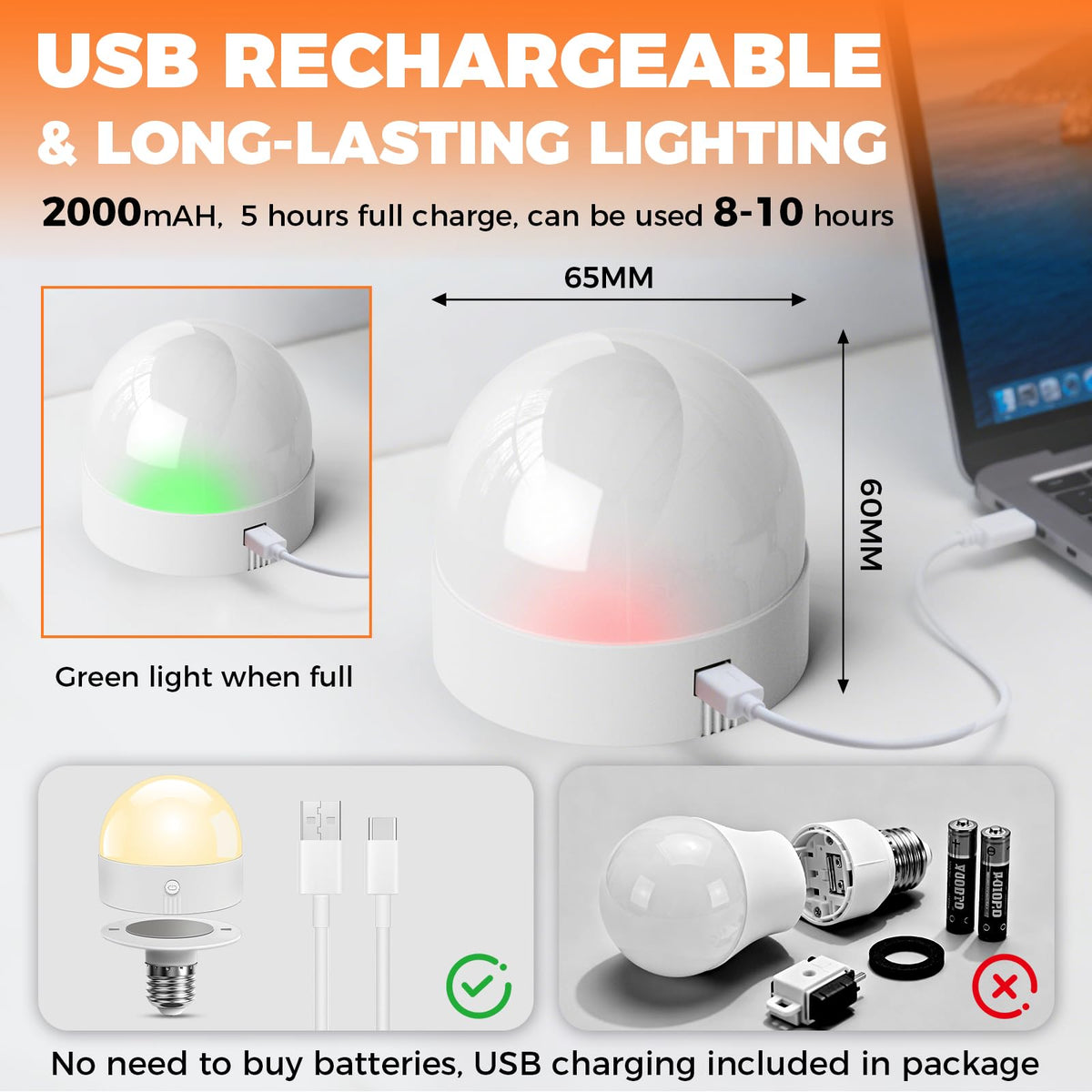 TJOY E26 built-in timer for auto-off after your chosen minutes.