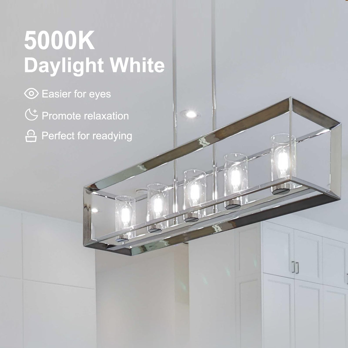 TJOY 800LM bulb provides clear illumination for everyday living spaces