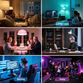 TJOY energy-saving 9W LED delivering 60W incandescent equivalence