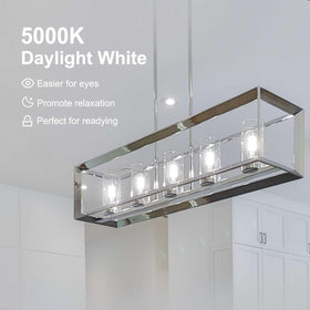 TJOY 8W LED filament saves energy while delivering 60W-equivalent brightness.