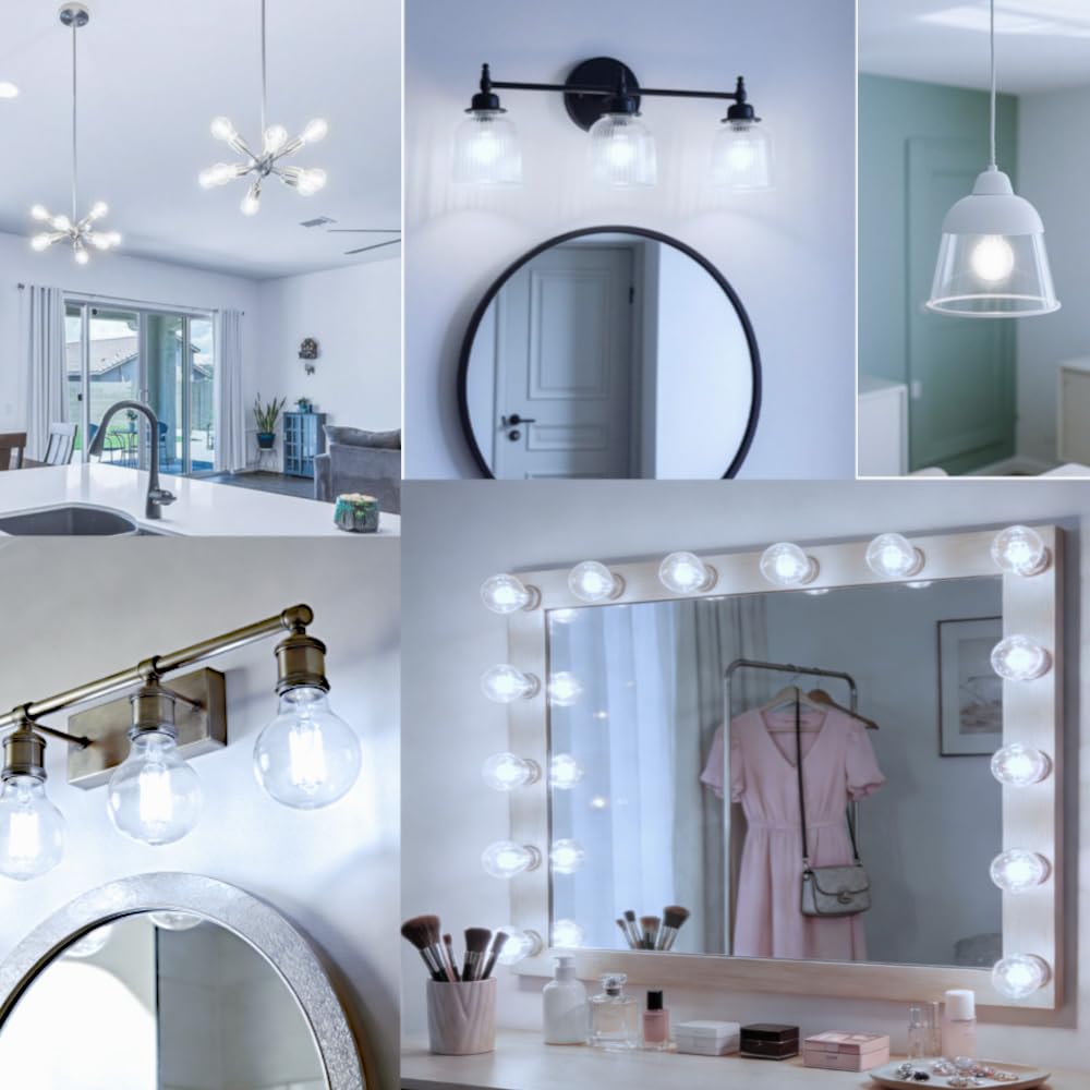TJOY G25 globe bulb emits 5000K daylight for clear color and readability
