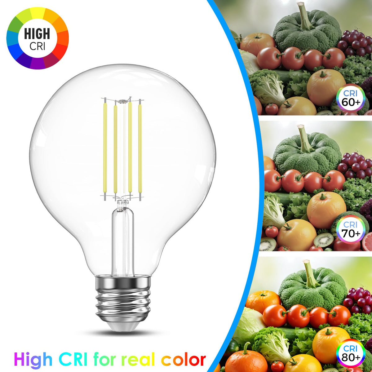 TJOY G25 globe bulb six-pack provides convenient replacement set