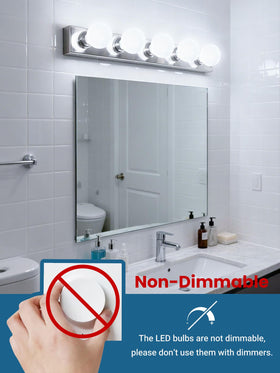 TJOY G25 LED globe bulb UL-certified for safety in bathrooms.
