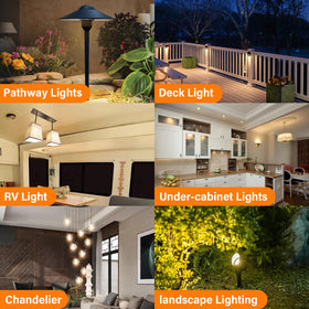 TJOY ceramic-base G4 LED bulb for safe heat dissipation
