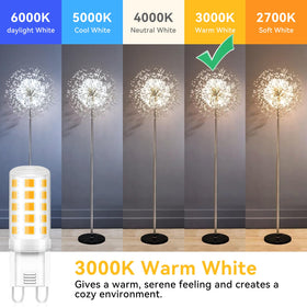 TJOY G9 LED bulb 4W with ceramic base ensures reliable heat dissipation.