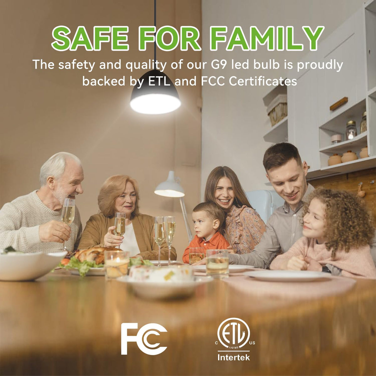 TJOY G9 LED bulb 4W delivers instant brightness with no flicker.
