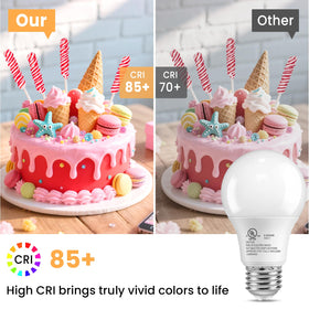 TJOY LED bulbs flicker-free and UL listed for safe, stable lighting.