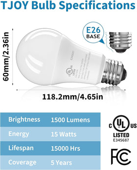 TJOY 4-pack packaging ready for easy home upgrades and replacements.
