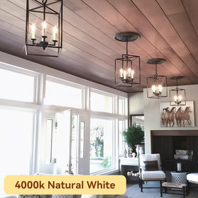 TJOY LED candelabra bulbs with E12 base fit chandeliers and sconces