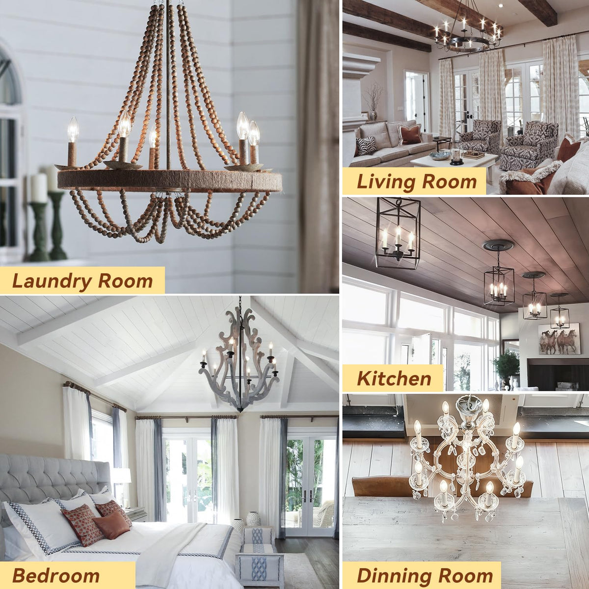 TJOY LED candelabra bulbs help reduce energy use with extended lifespan