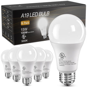 TJOY six-pack LED bulbs front view for versatile kitchen lighting.