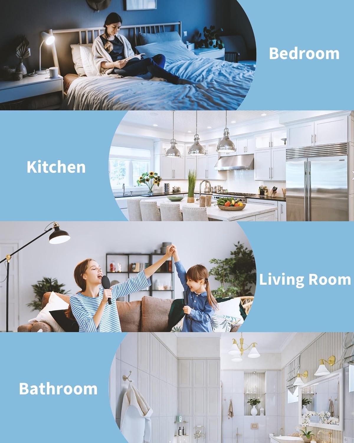 TJOY 85+ CRI LED bulbs close-up highlighting accurate color rendering.