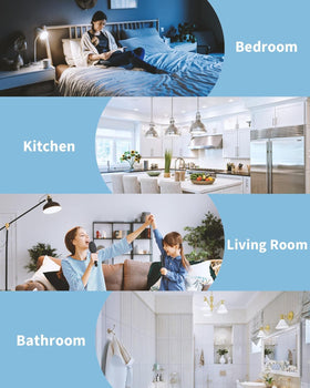 TJOY 85+ CRI LED bulbs close-up highlighting accurate color rendering.