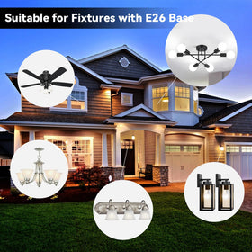 TJOY long-lasting bulbs minimize replacements with up to 13.7 years life.