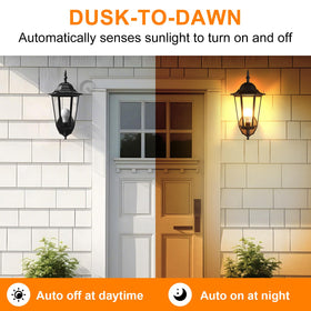 TJOY outdoor LED bulb 9W provides efficient brightness for porches and yards.
