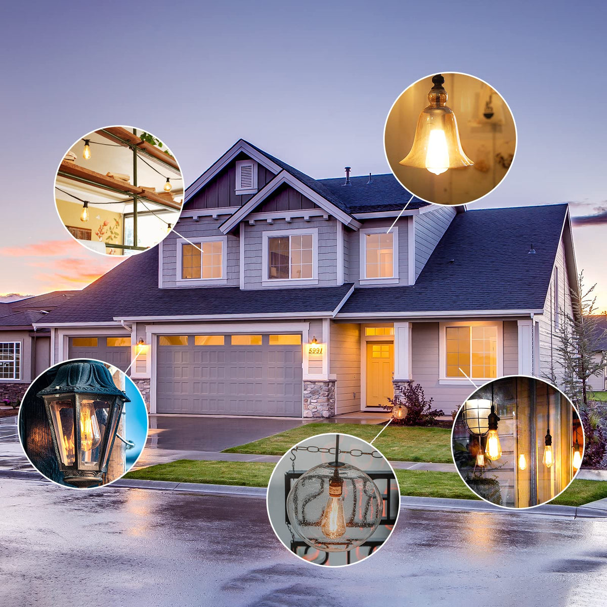 TJOY safety certified bulb with UL RoHS approval for homes.