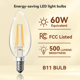 TJOY dimmable bulbs work with most dimmers for customizable mood