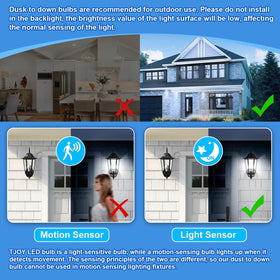 TJOY UL listed and RoHS certified outdoor bulb for safe outdoor use