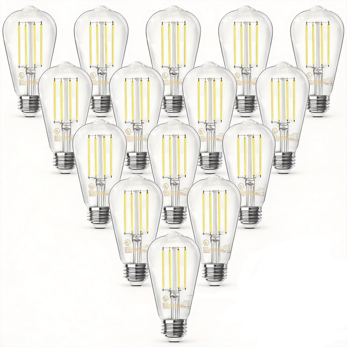 TJOY vintage Edison bulb close-up showing glass filament for warm home aesthetics.