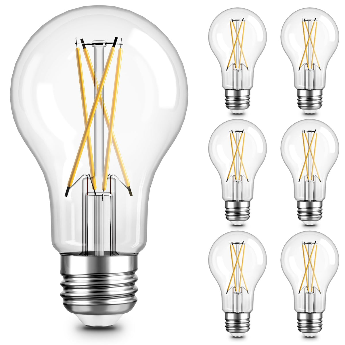 TJOY vintage LED Edison bulb with clear glass adds timeless style to chandeliers